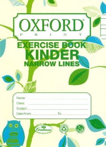 Picture of EXERCISE BOOK KINDER NARROW LINES 48PGS